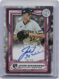 2026 Topps Tribute League Inauguration Jacob Misiorowski Pink Auto /10