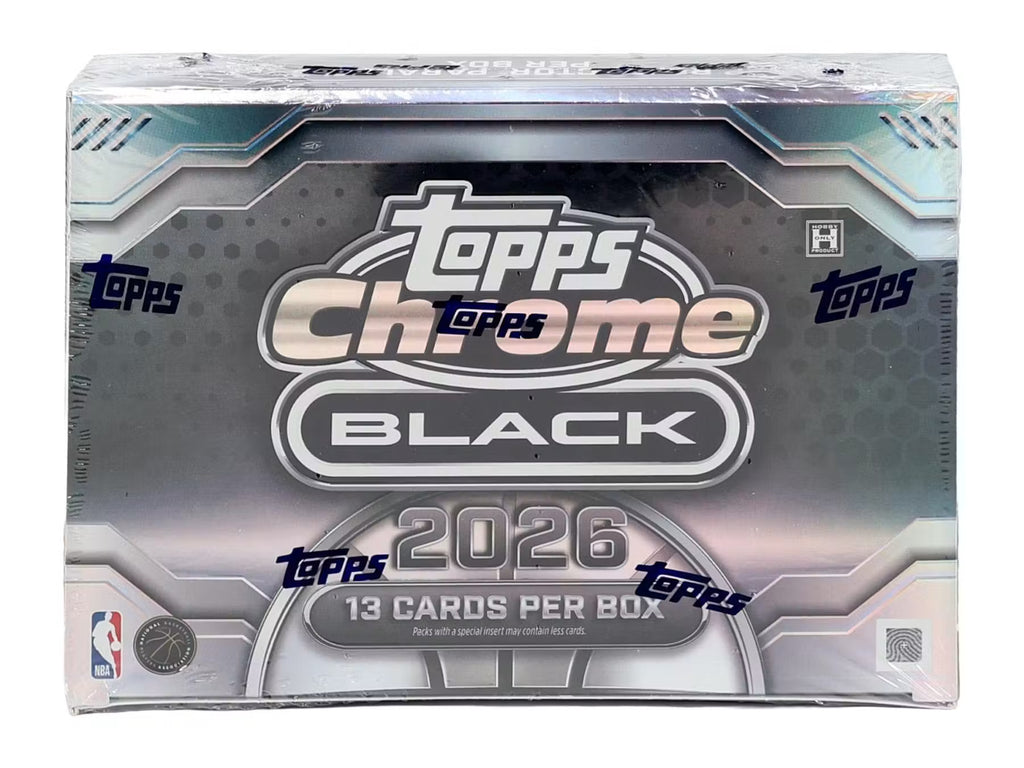 2025/26 Topps Chrome Black Basketball Hobby Box