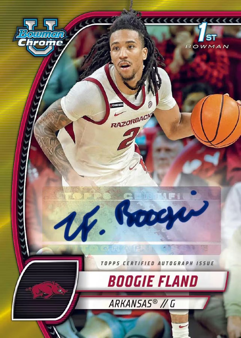 2024/25 Bowman University Chrome Basketball Hobby Box