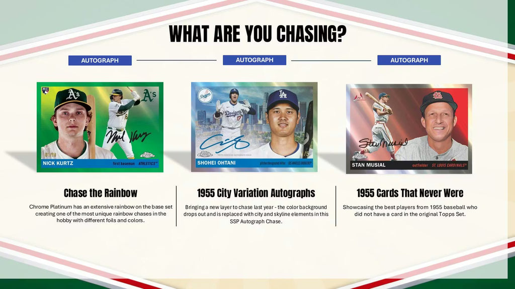 2025 Topps Chrome Platinum '55 Baseball Hobby Box (Presell)