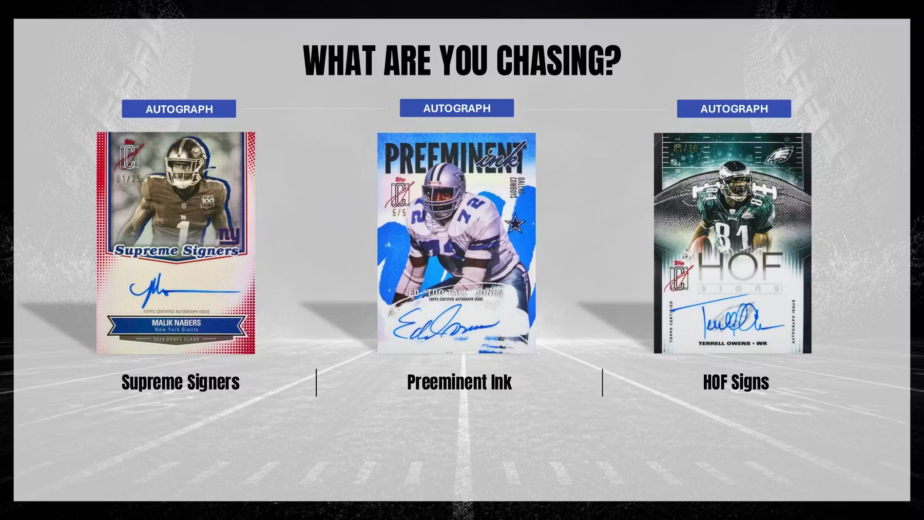 2025 Topps Signature Class Football Hobby Jumbo Box (Presell)
