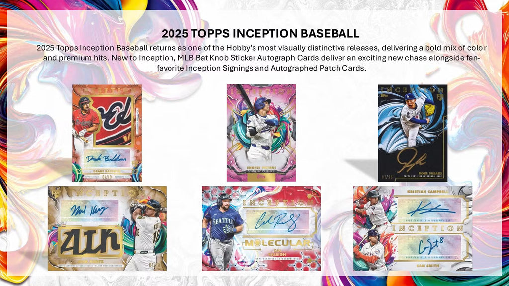 2025 Topps Inception Baseball Hobby Box (Presell)