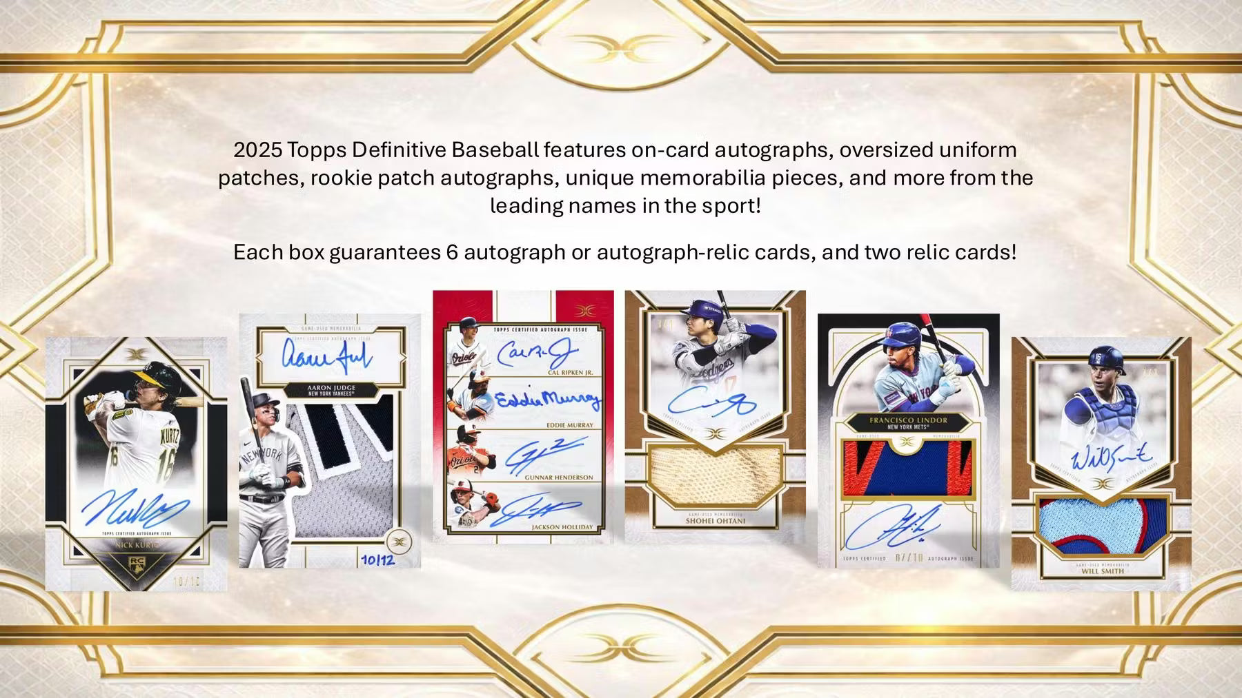 2025 Topps Definitive Collection Baseball Hobby Box