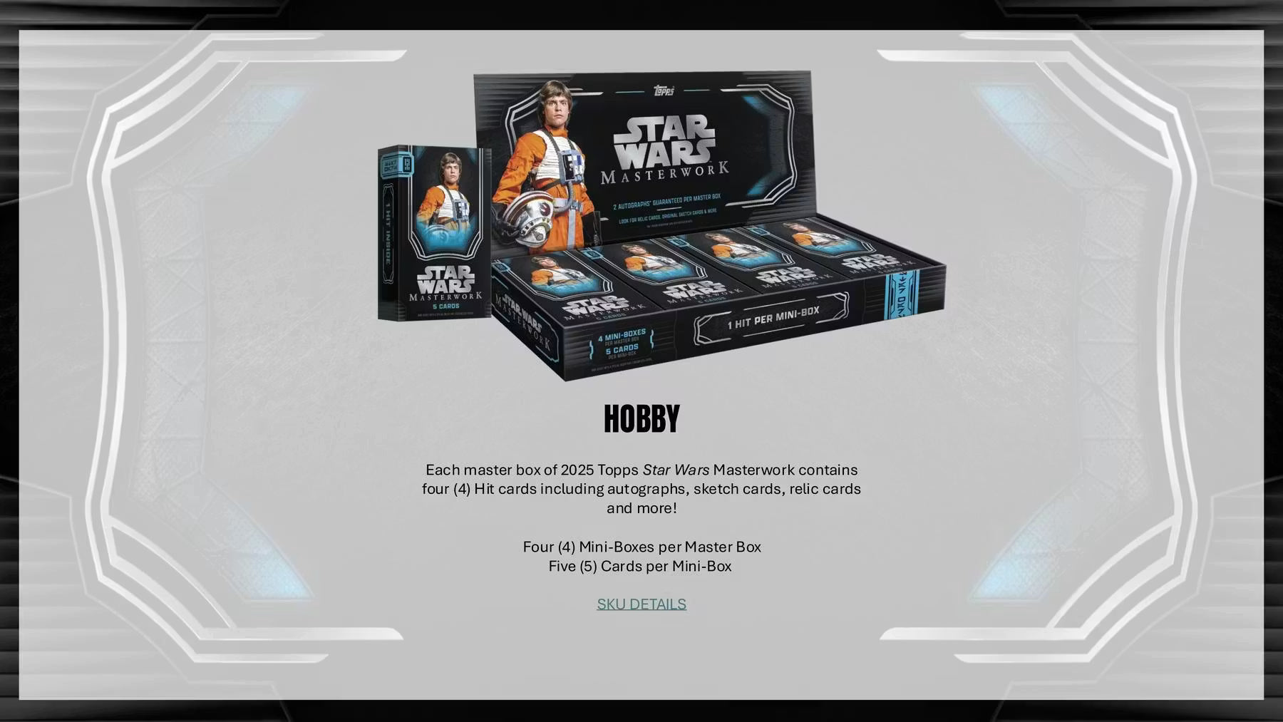 2025 Topps Star Wars Masterwork Hobby Box