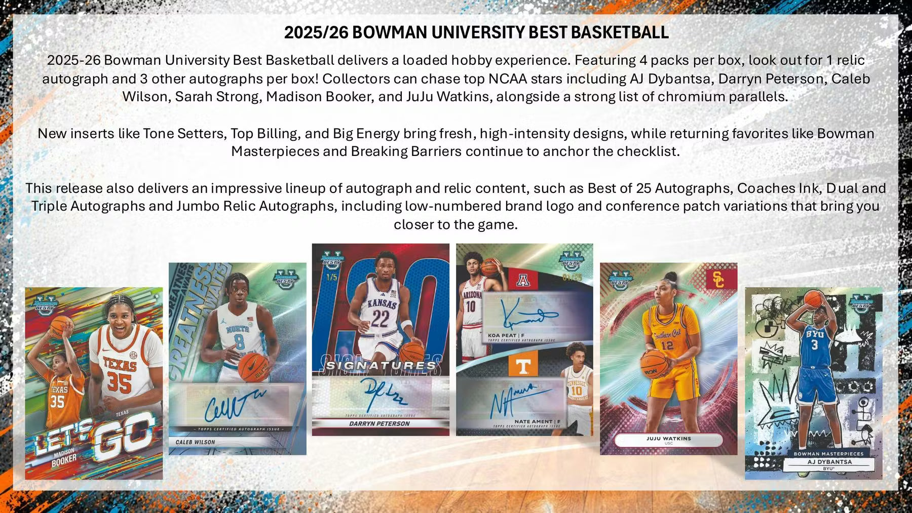 2025/26 Bowman University Best Basketball Hobby Box (Presell)