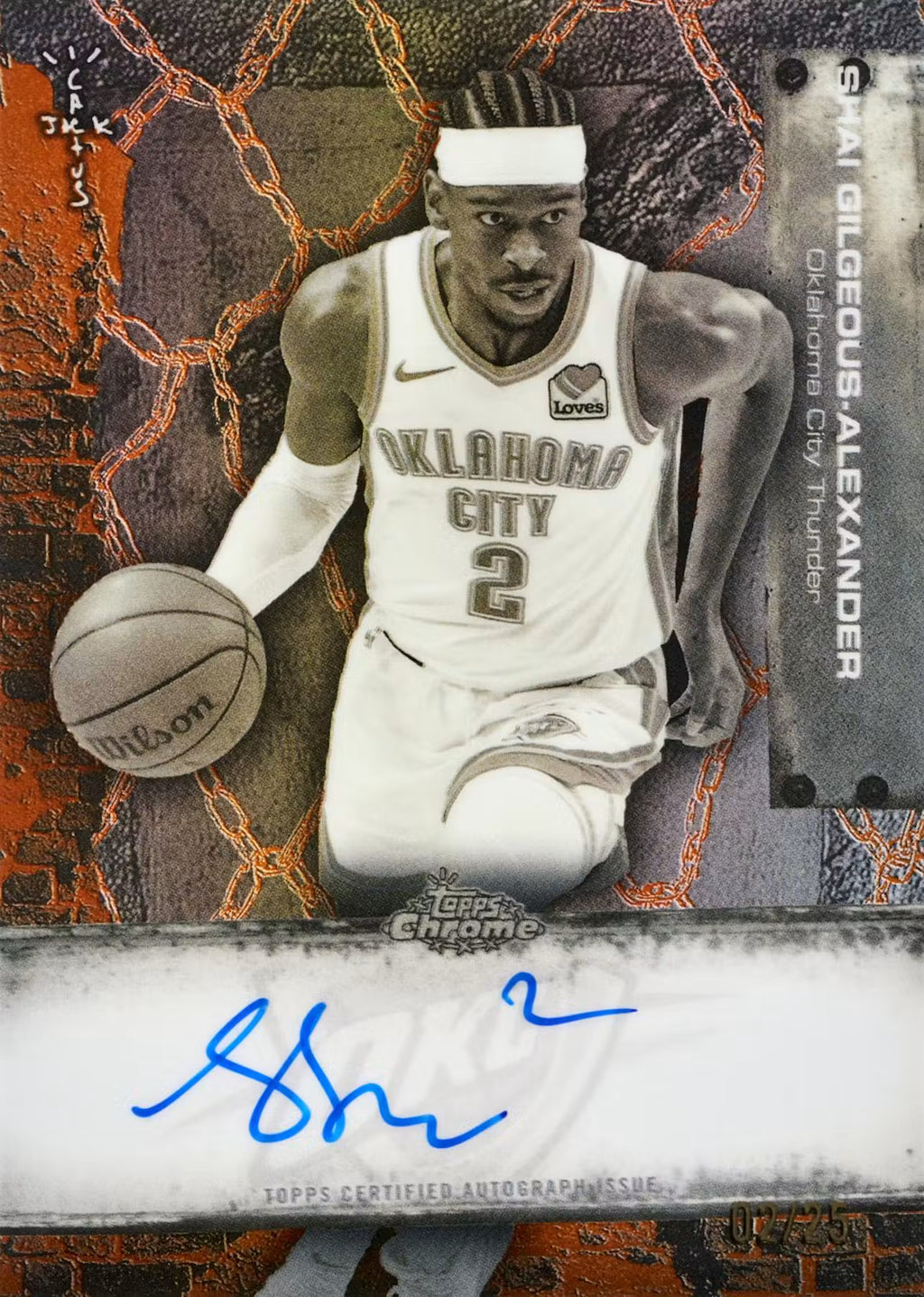 2025/26 Topps Chrome Cactus Jack Basketball Hobby Box (Presell)