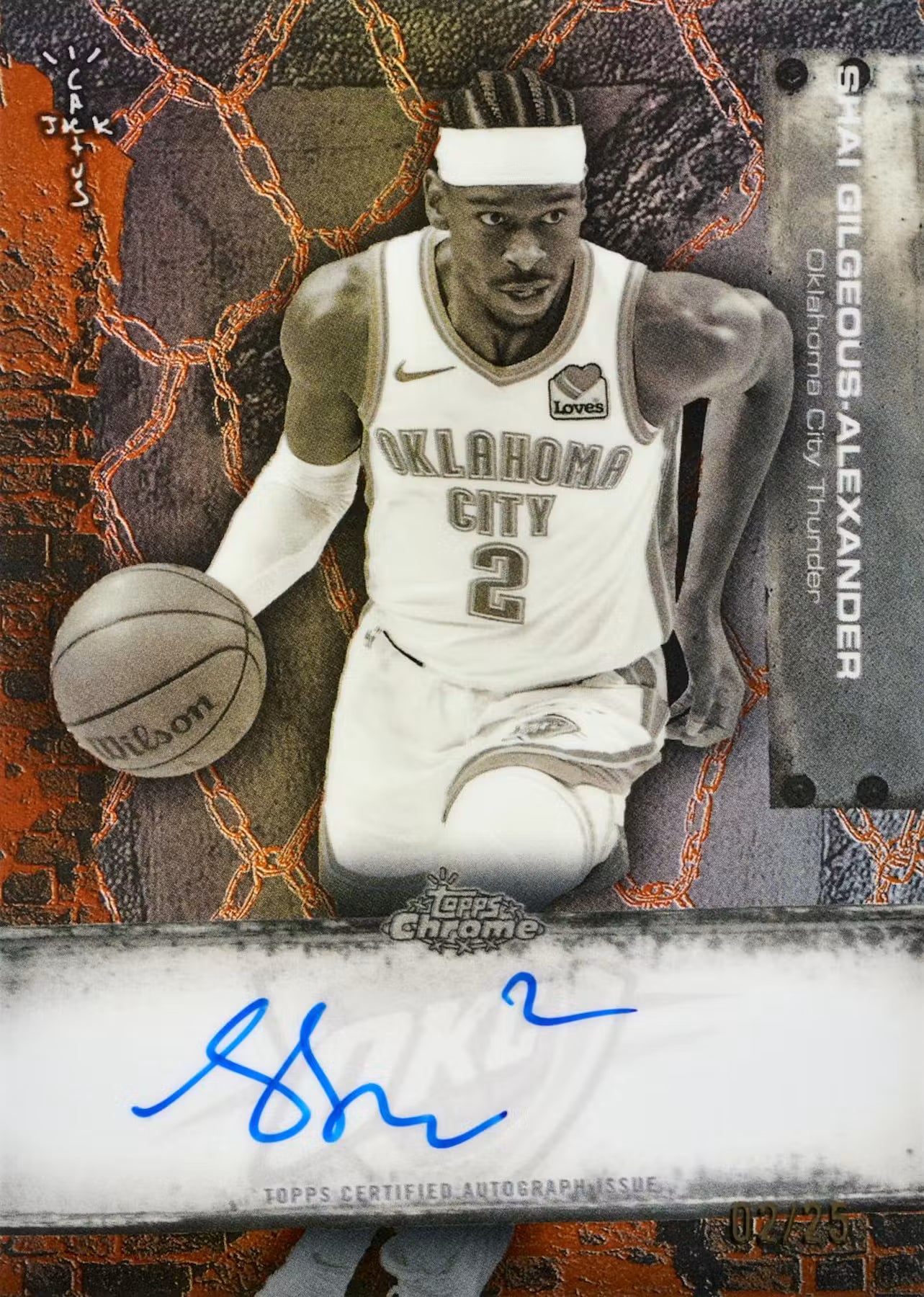 2025/26 Topps Chrome Cactus Jack Basketball Hobby Box (Presell)