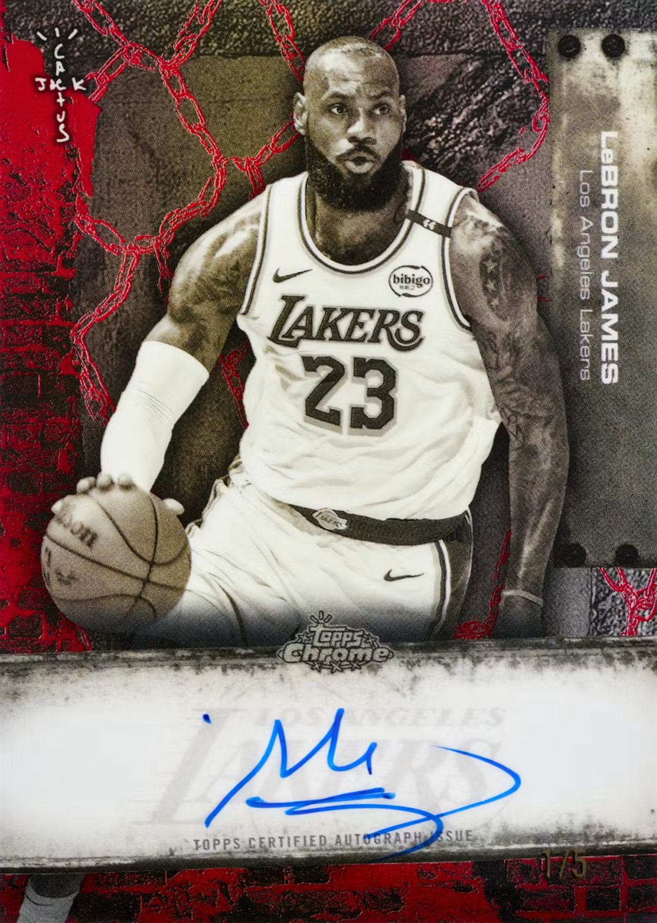 2025/26 Topps Chrome Cactus Jack Basketball Hobby Box (Presell)