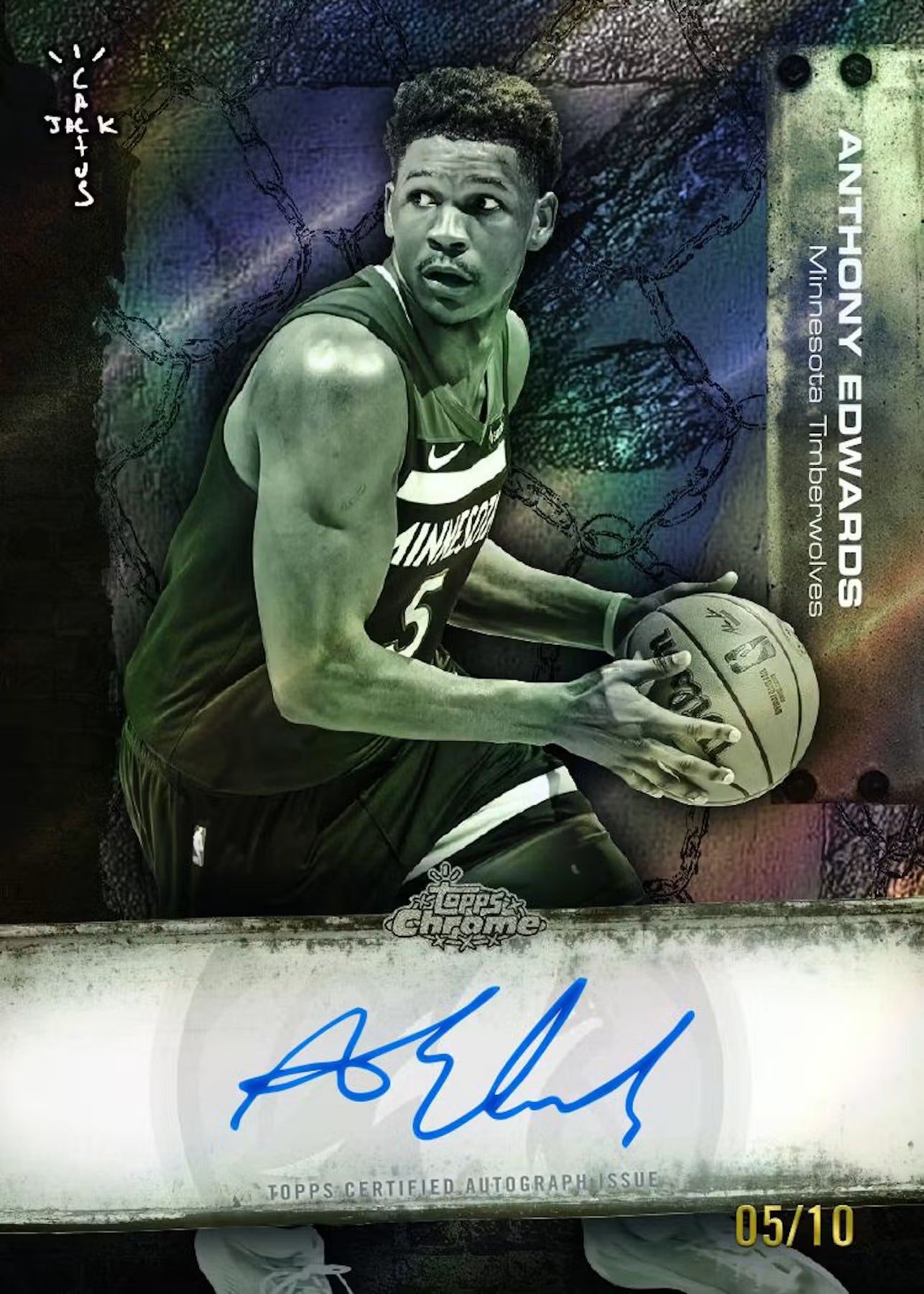 2025/26 Topps Chrome Cactus Jack Basketball Hobby Box (Presell)