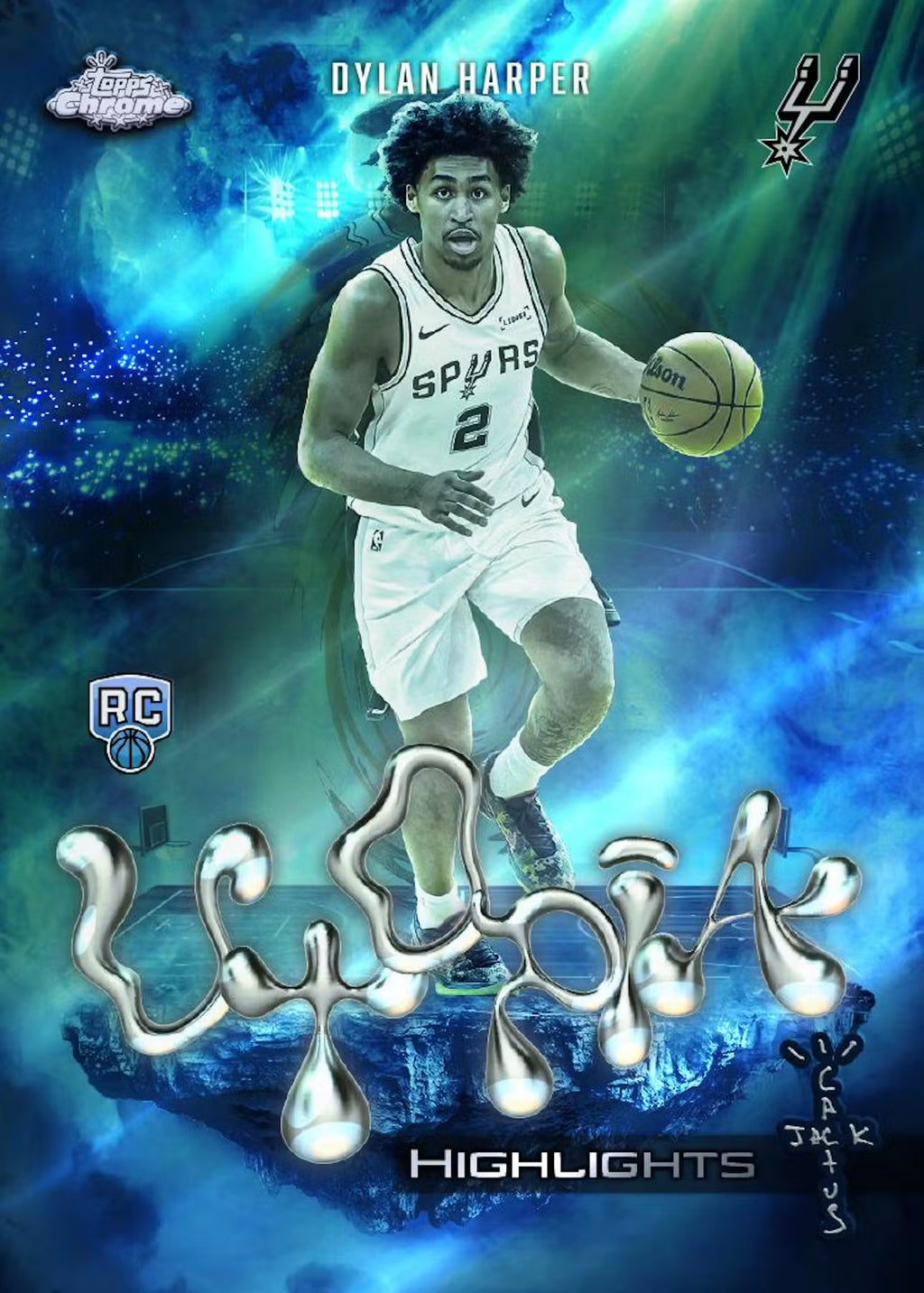 2025/26 Topps Chrome Cactus Jack Basketball Hobby Box (Presell)