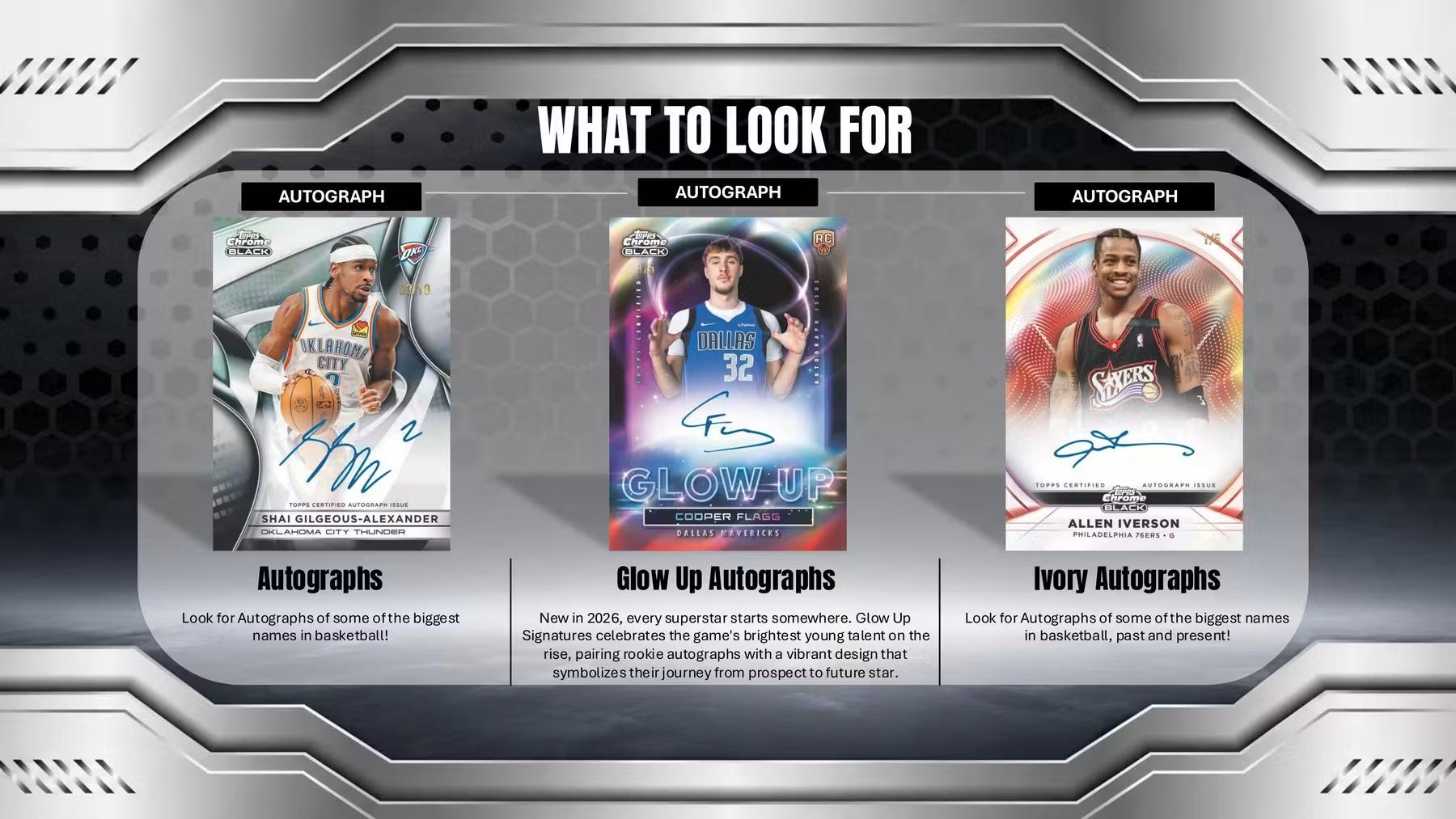 2025/26 Topps Chrome Black Basketball Hobby Box