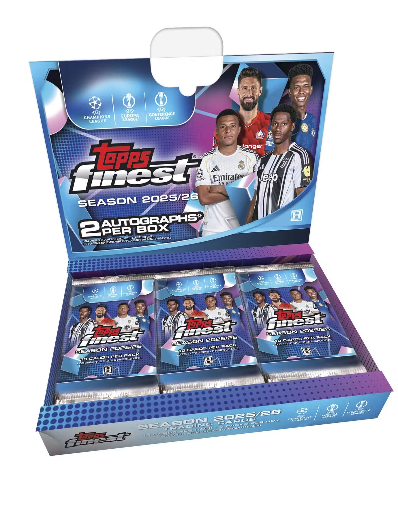 2025/26 Topps UEFA Club Competitions Finest Soccer Hobby Box (Presell)