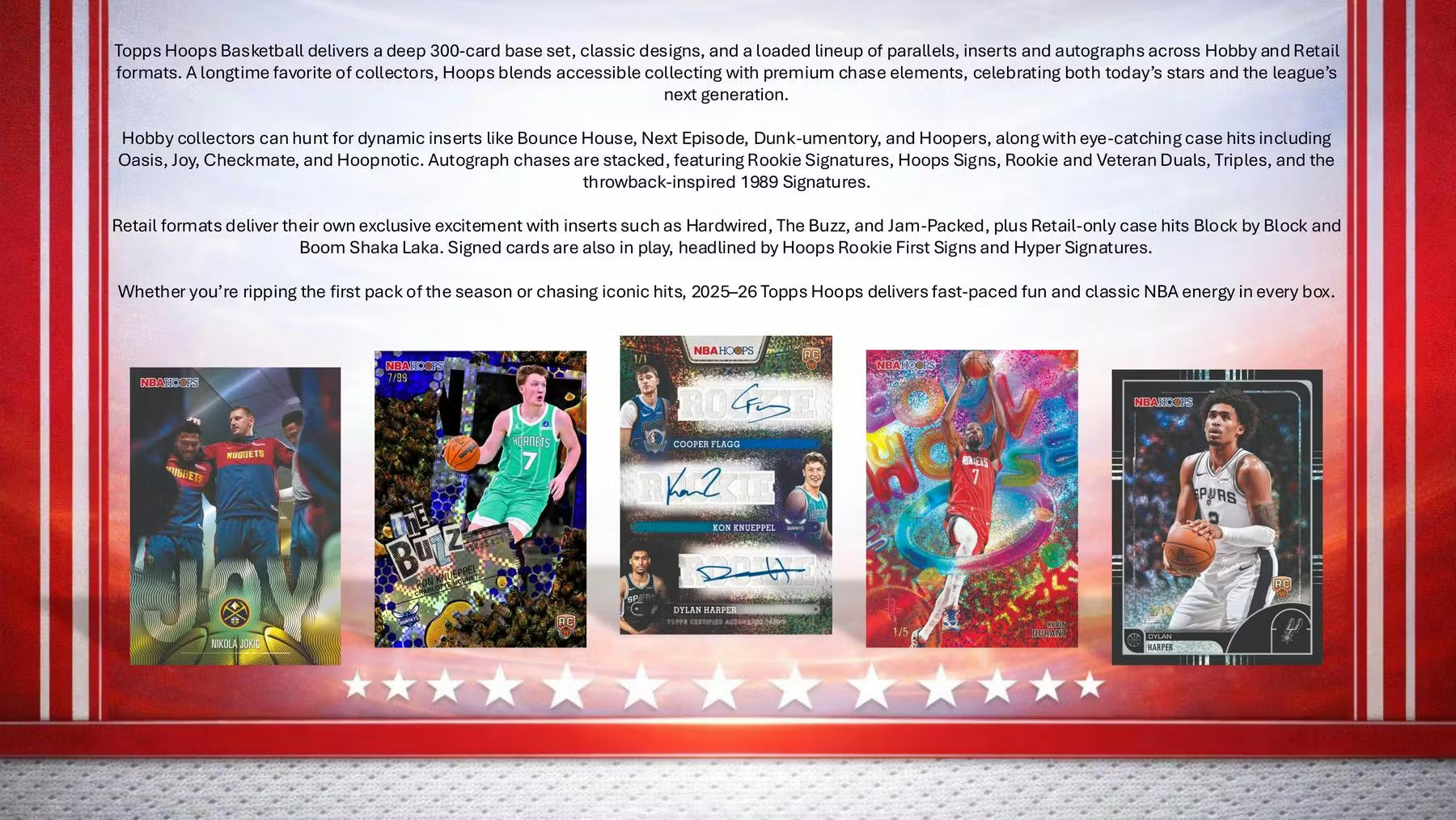 2025/26 Topps Hoops Basketball Hobby Jumbo Box