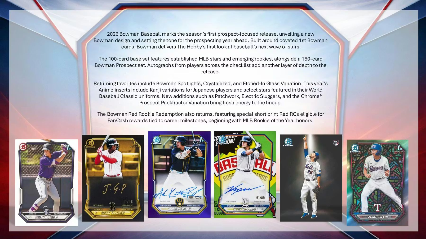 2026 Bowman Baseball Hobby Jumbo Box
