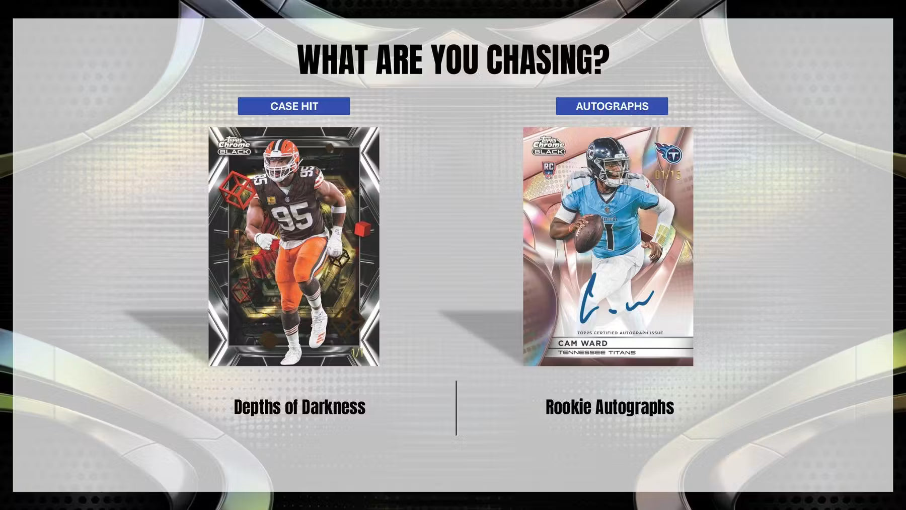 2025 Topps Chrome Black Football Hobby Box