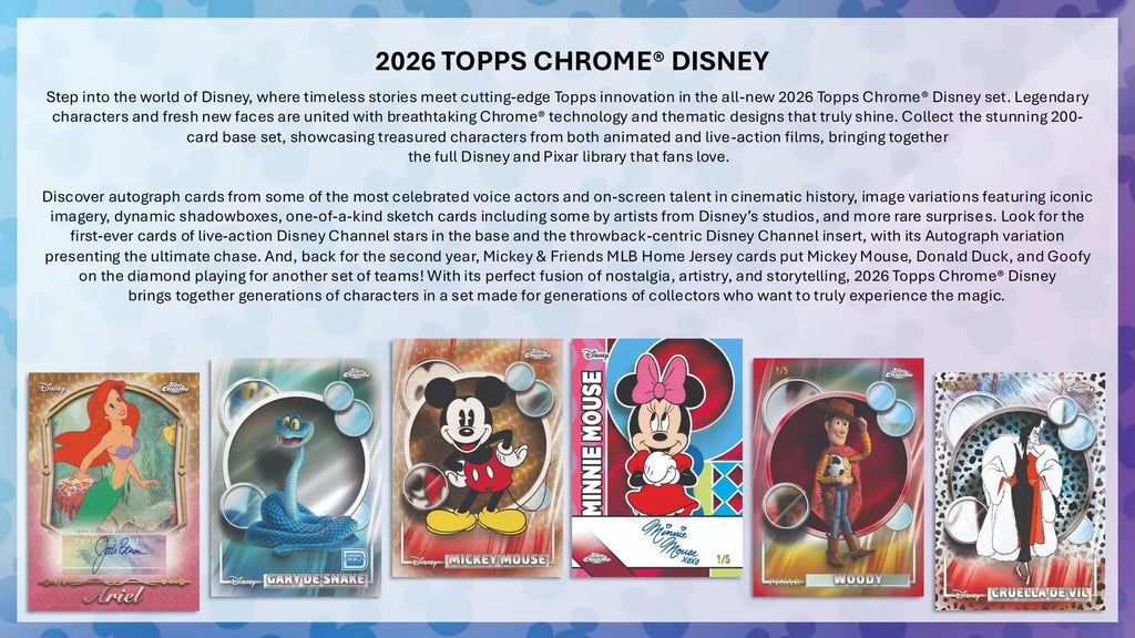 2026 Topps Disney Chrome Hobby Box