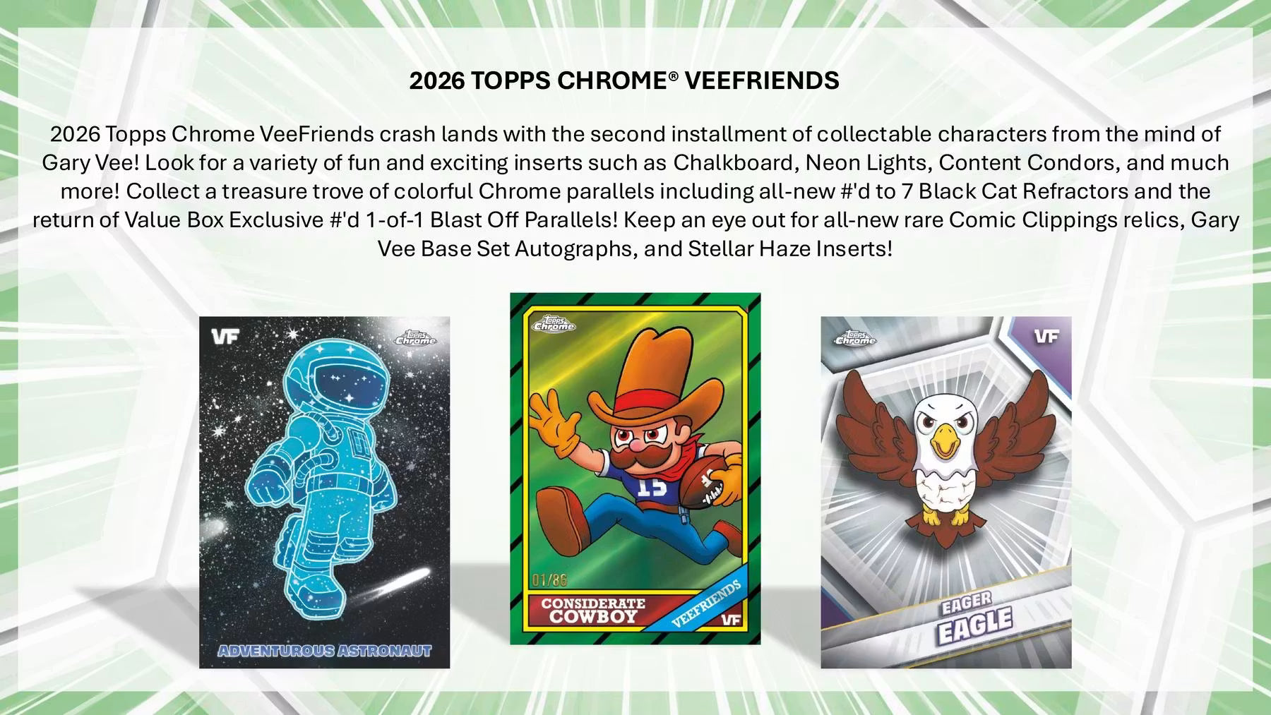 2026 Topps VeeFriends Chrome Hobby Box (Presell)
