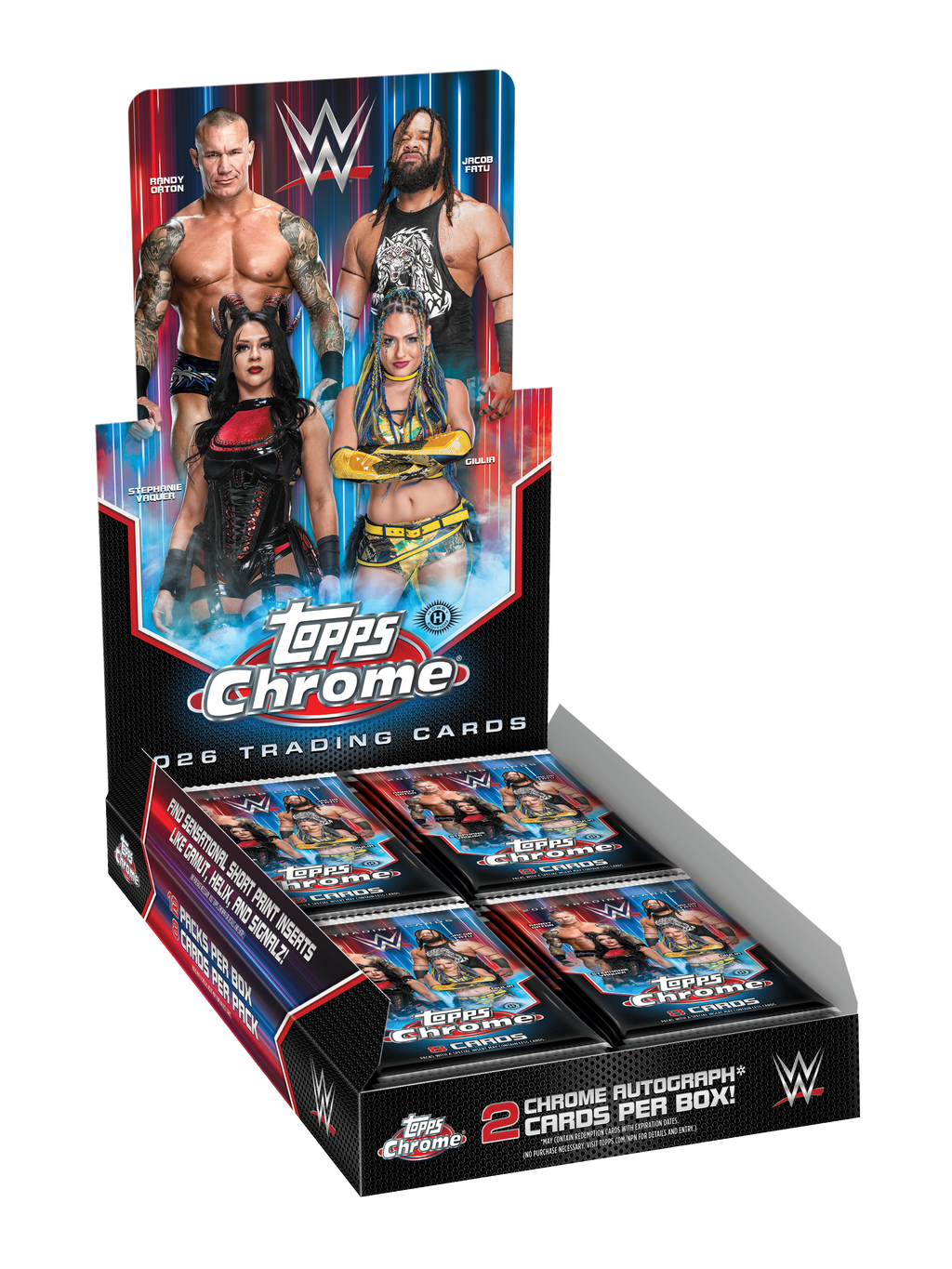 2026 Topps Chrome WWE Wrestling Hobby Box