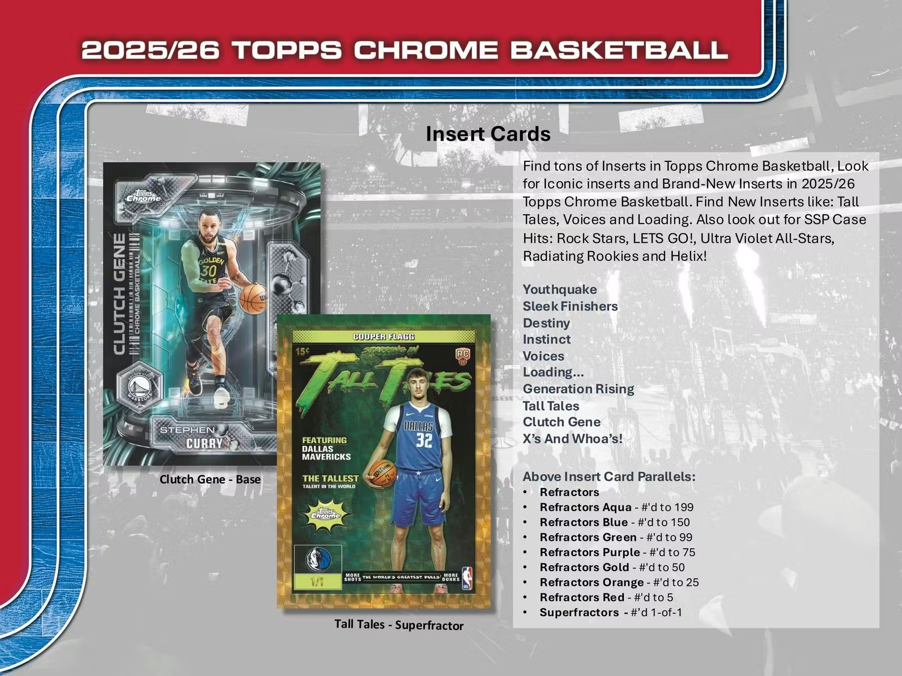 2025/26 Topps Chrome Basketball Hobby Box