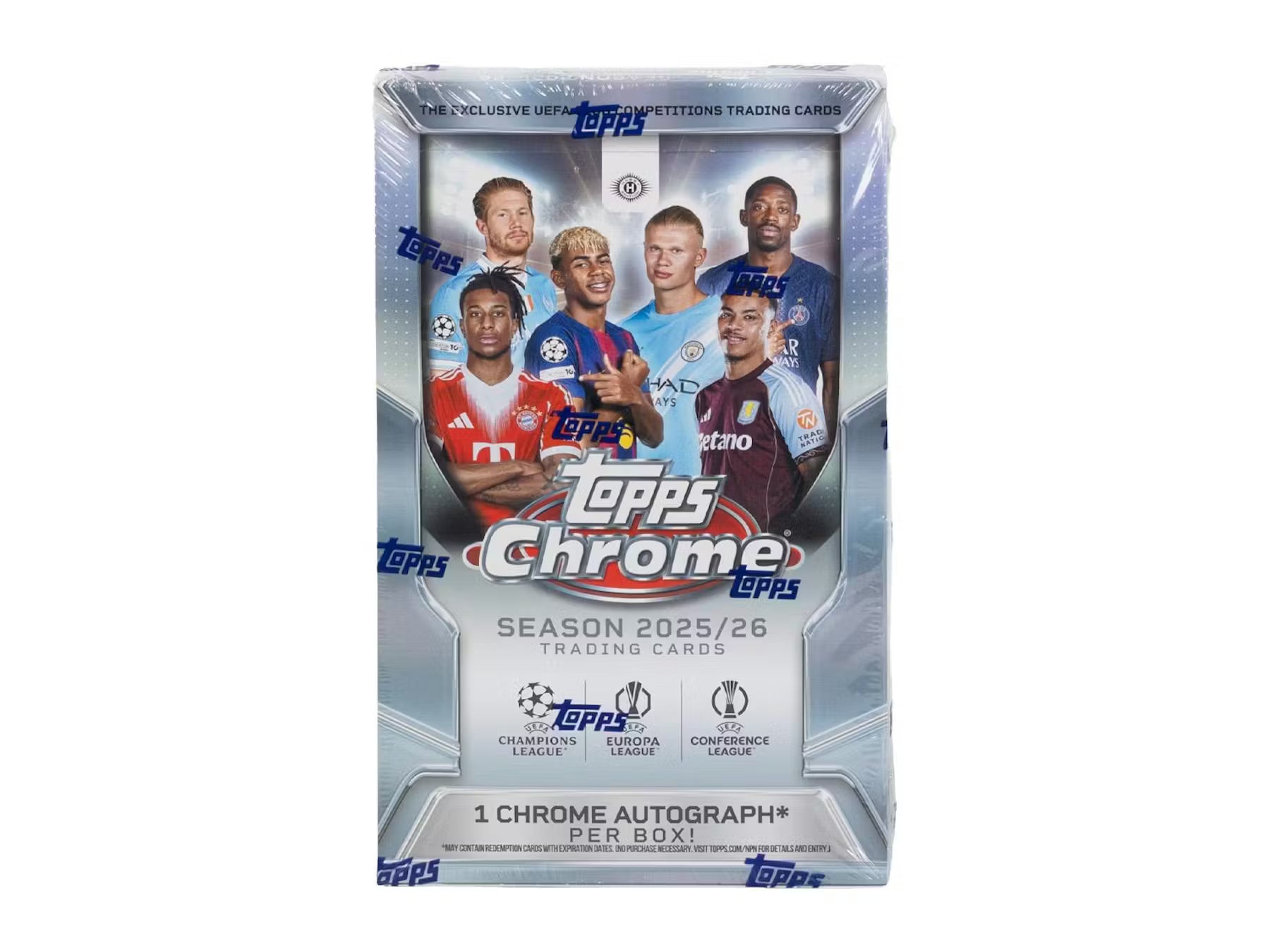2025/26 Topps Chrome UEFA Club Competitions Soccer Hobby Box