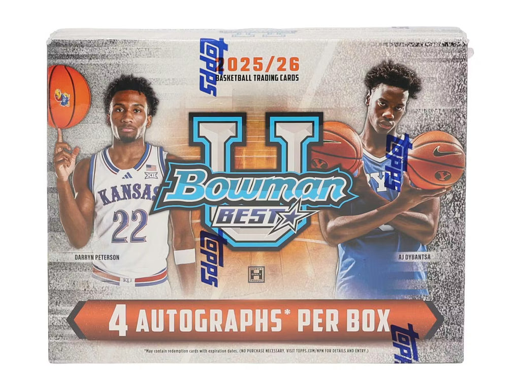 2025/26 Bowman University Best Basketball Hobby Box (Presell)