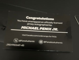 Michael Penix Jr. Atlanta Falcons Signed Nike Jersey