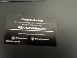 Peyton Manning Denver Broncos Signed Mitchell & Ness Jersey