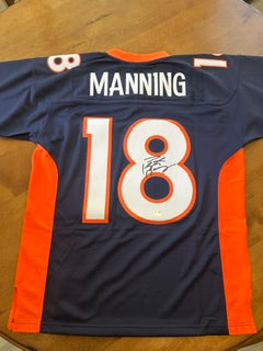 Peyton Manning Denver Broncos Signed Mitchell & Ness Jersey