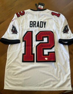Tom Brady Tampa Bay Buccaneers Signed Jersey w/inscription