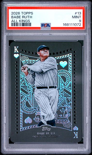 2026 Topps All Kings Babe Ruth PSA 9