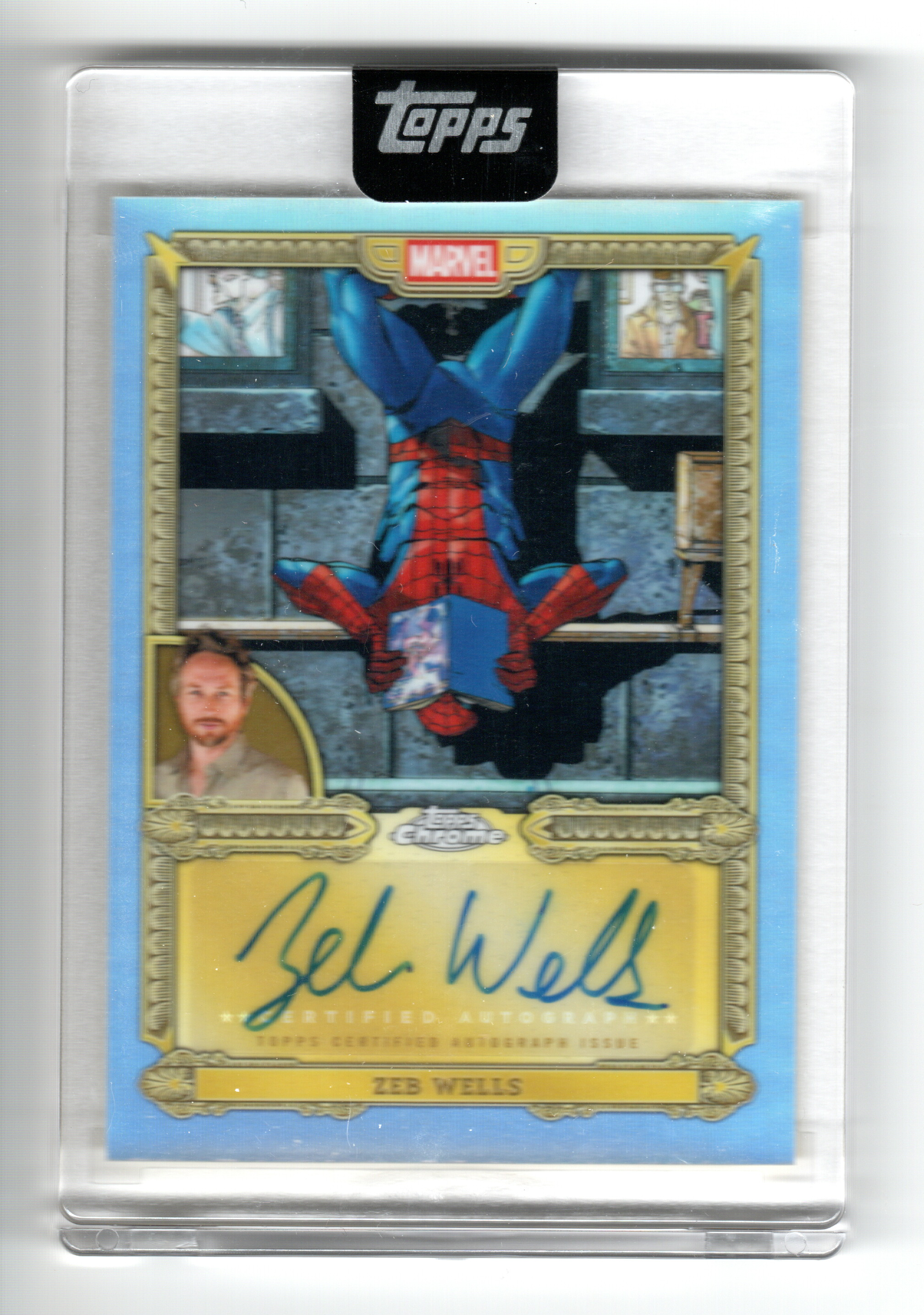2026 Topps Marvel Mint Chrome Comic Creator Autographs #CAZW Zeb Wells