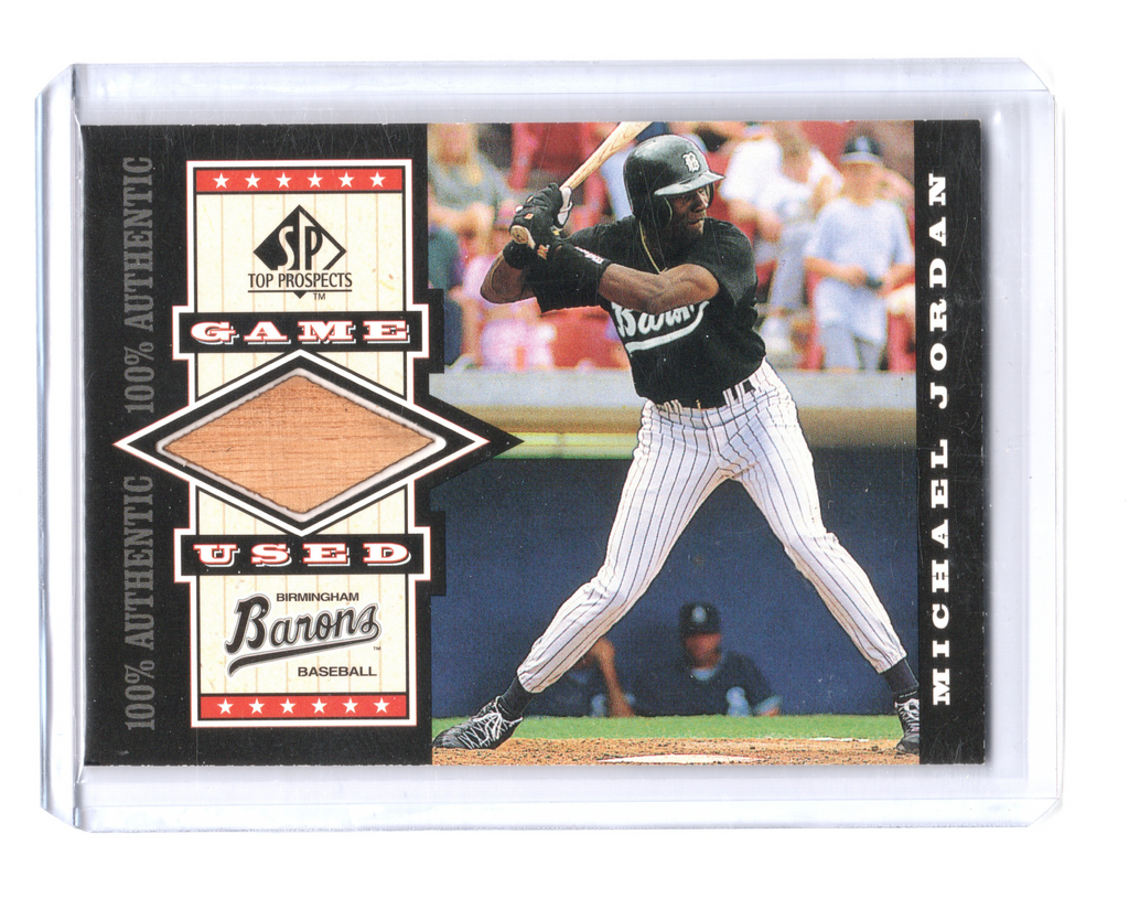 2000 SP Top Prospects Game Used Bats #GMJ Michael Jordan
