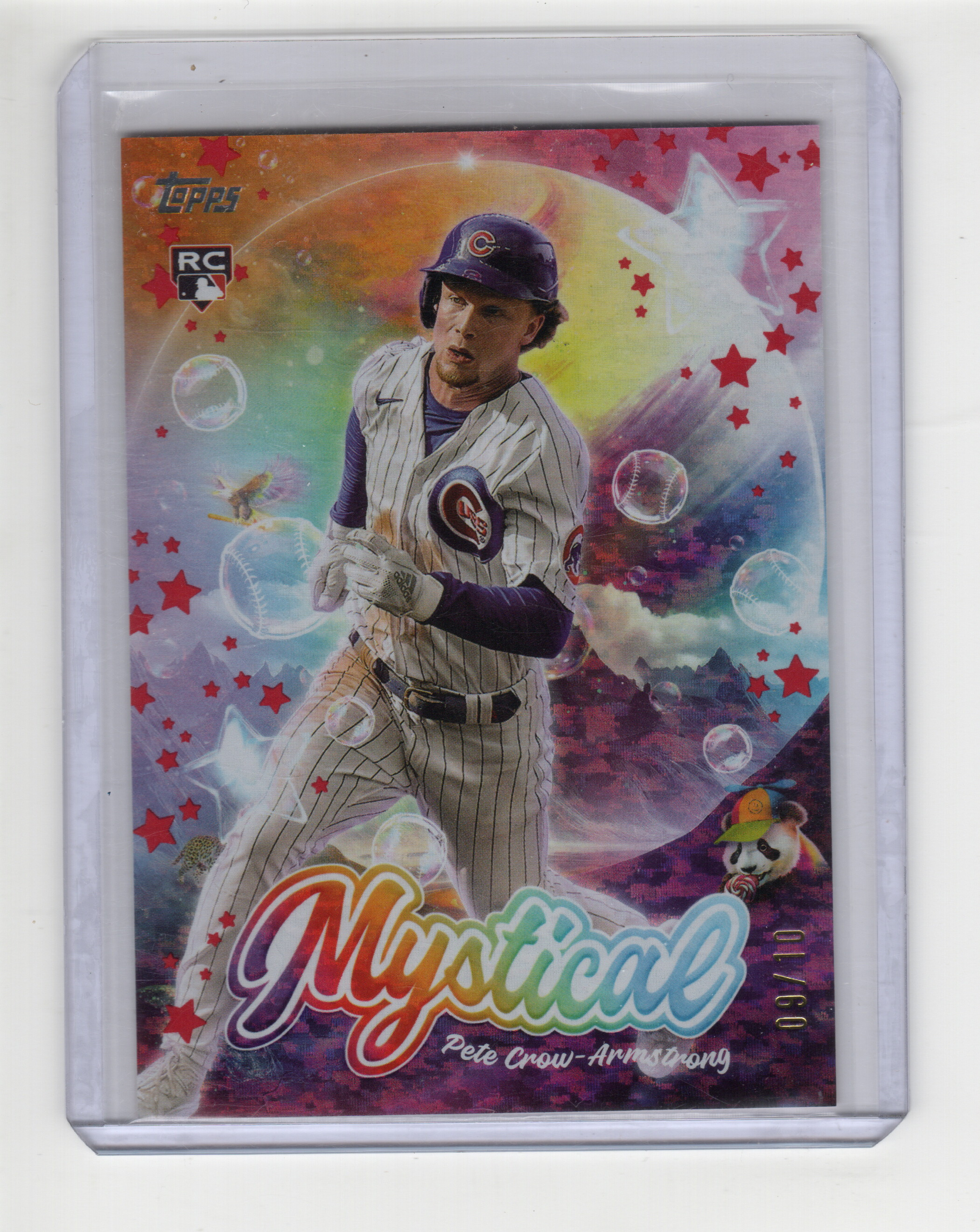 2024 Topps Update Mystical Red #MYS15 Pete Crow-Armstrong RC /10