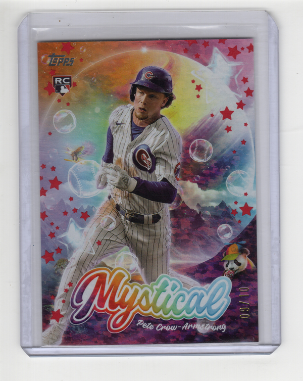 2024 Topps Update Mystical Red #MYS15 Pete Crow-Armstrong RC /10