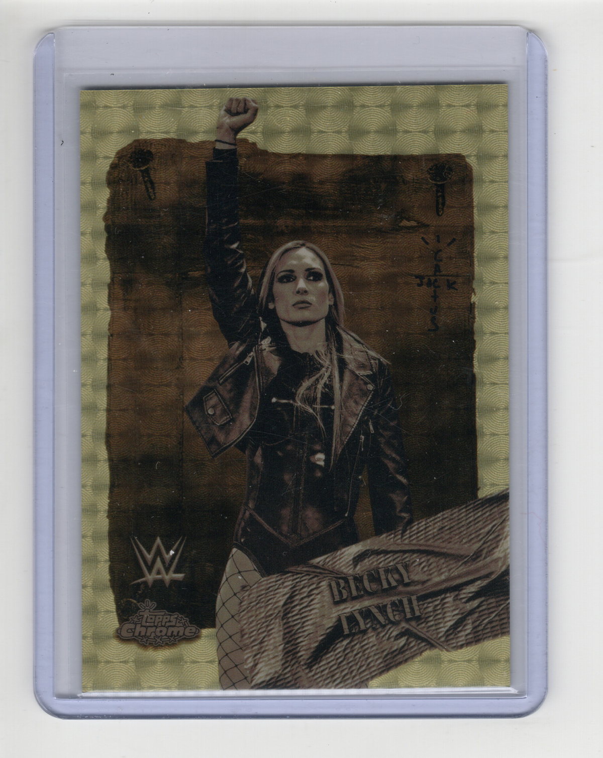 2025 Topps Chrome Cactus Jack Becky Lynch Rodeo Rebels Superfractor 1/1 Error